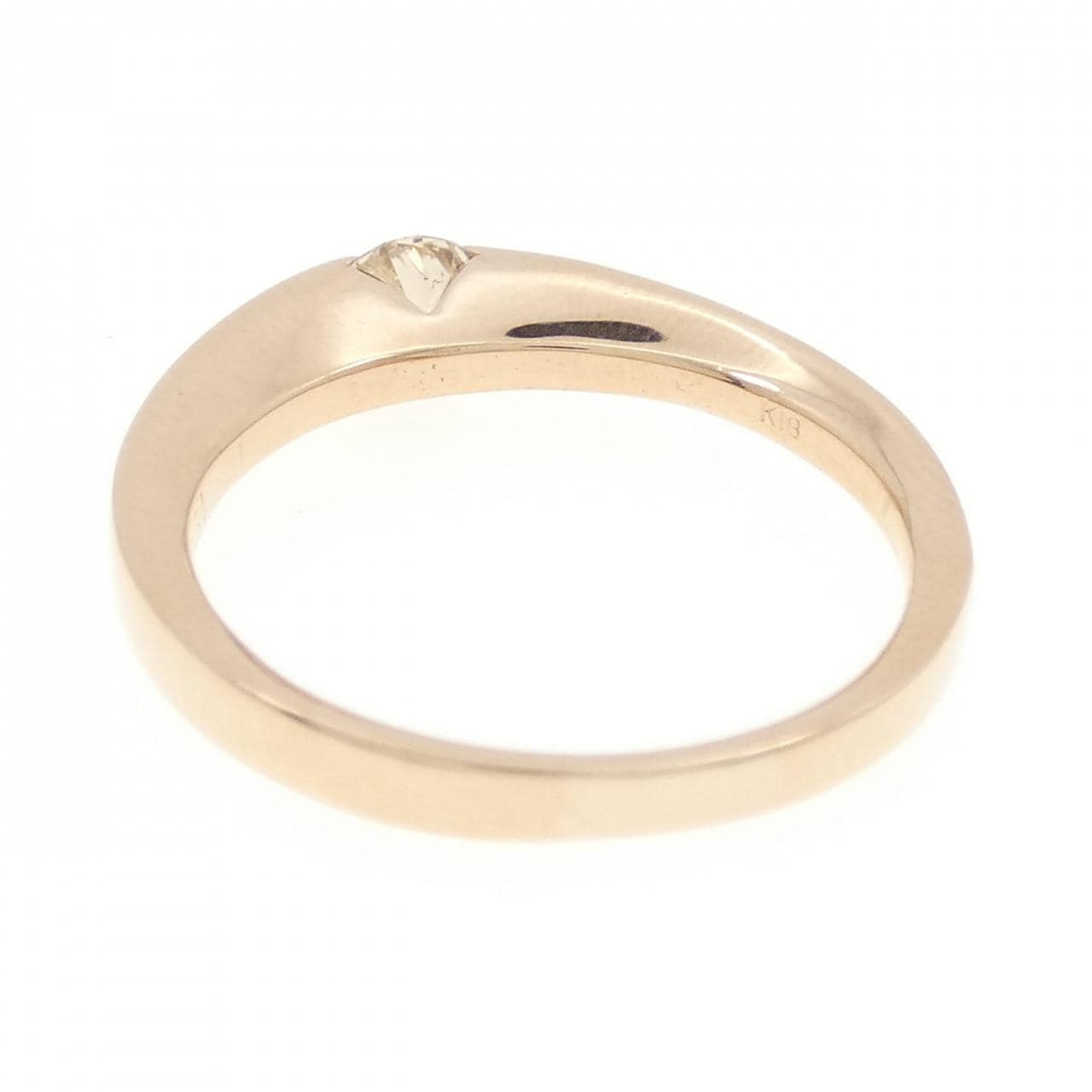 K18PG ダイヤモンド リング 0.54CT