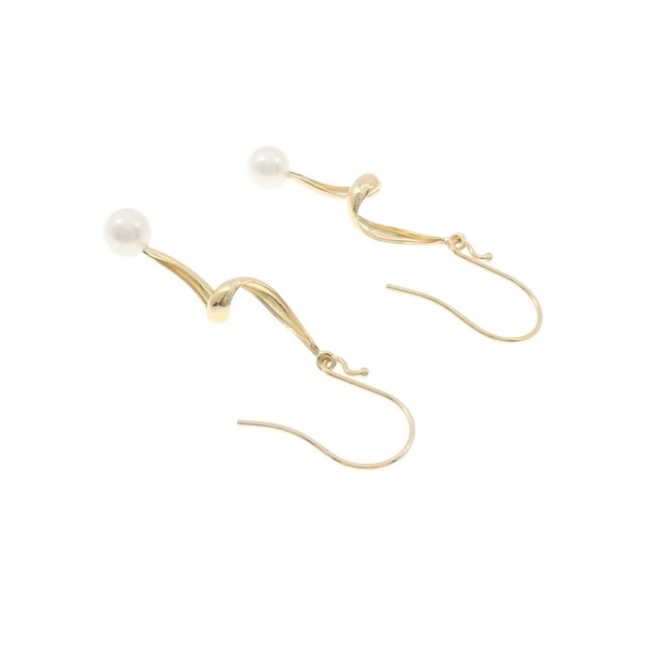 K18YG アコヤパール ピアス 4.5mm
