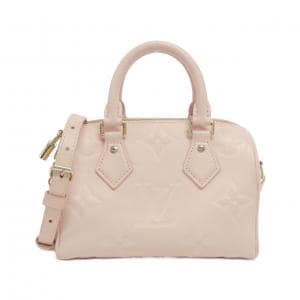 LOUIS VUITTON Monogram Empreinte Speedy Bandouliere 20 公分 M47136 波士頓包