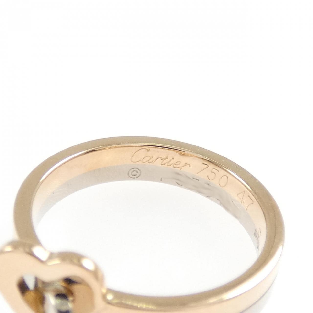 カルティエ 2ハート リング