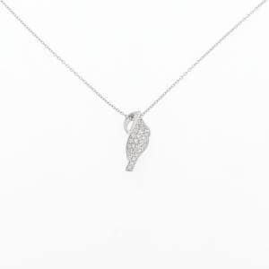 750WG/K18WG ダイヤモンド ネックレス 0.23CT