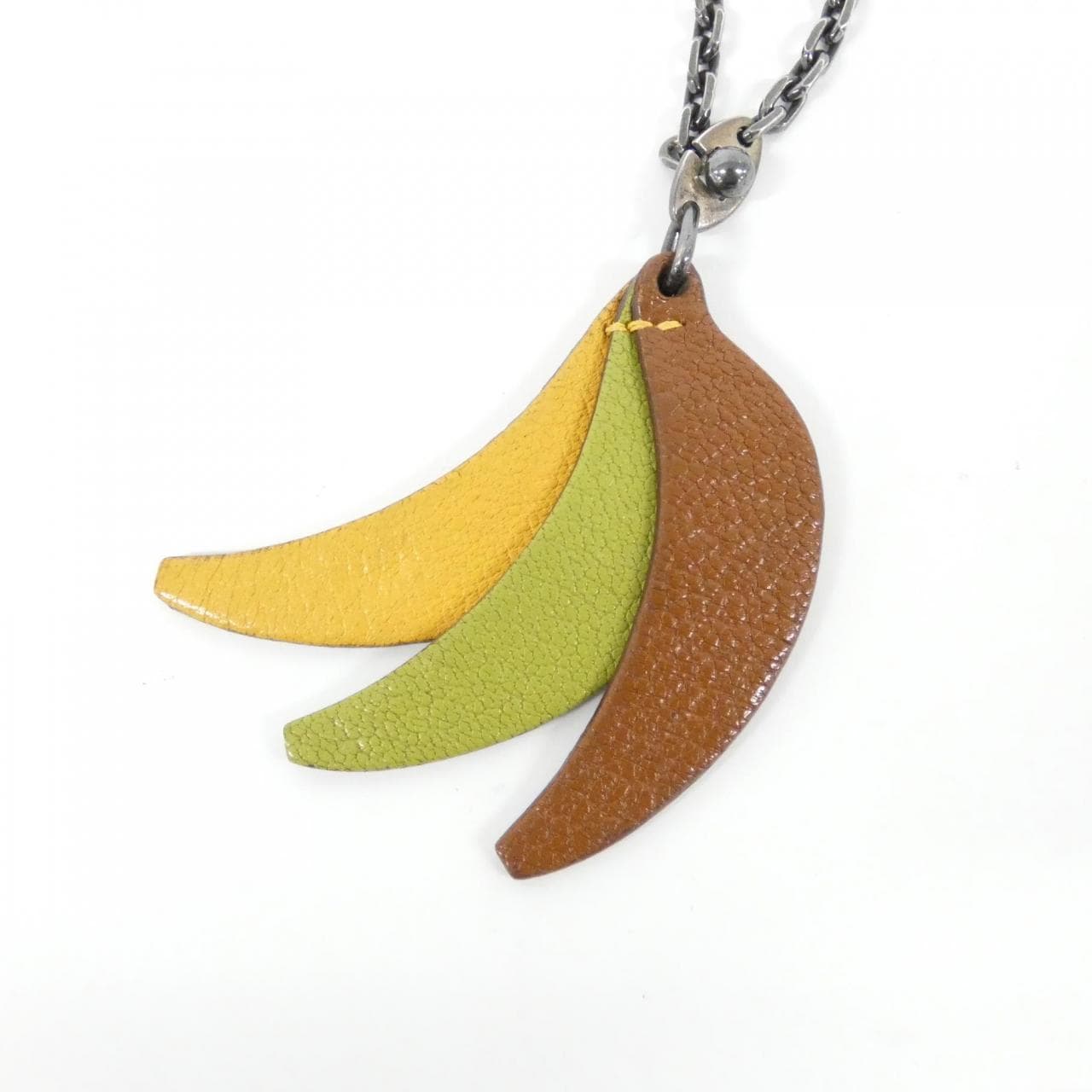 エルメス BANANA フルーツ ポルト クレ 010545G キーホルダー
