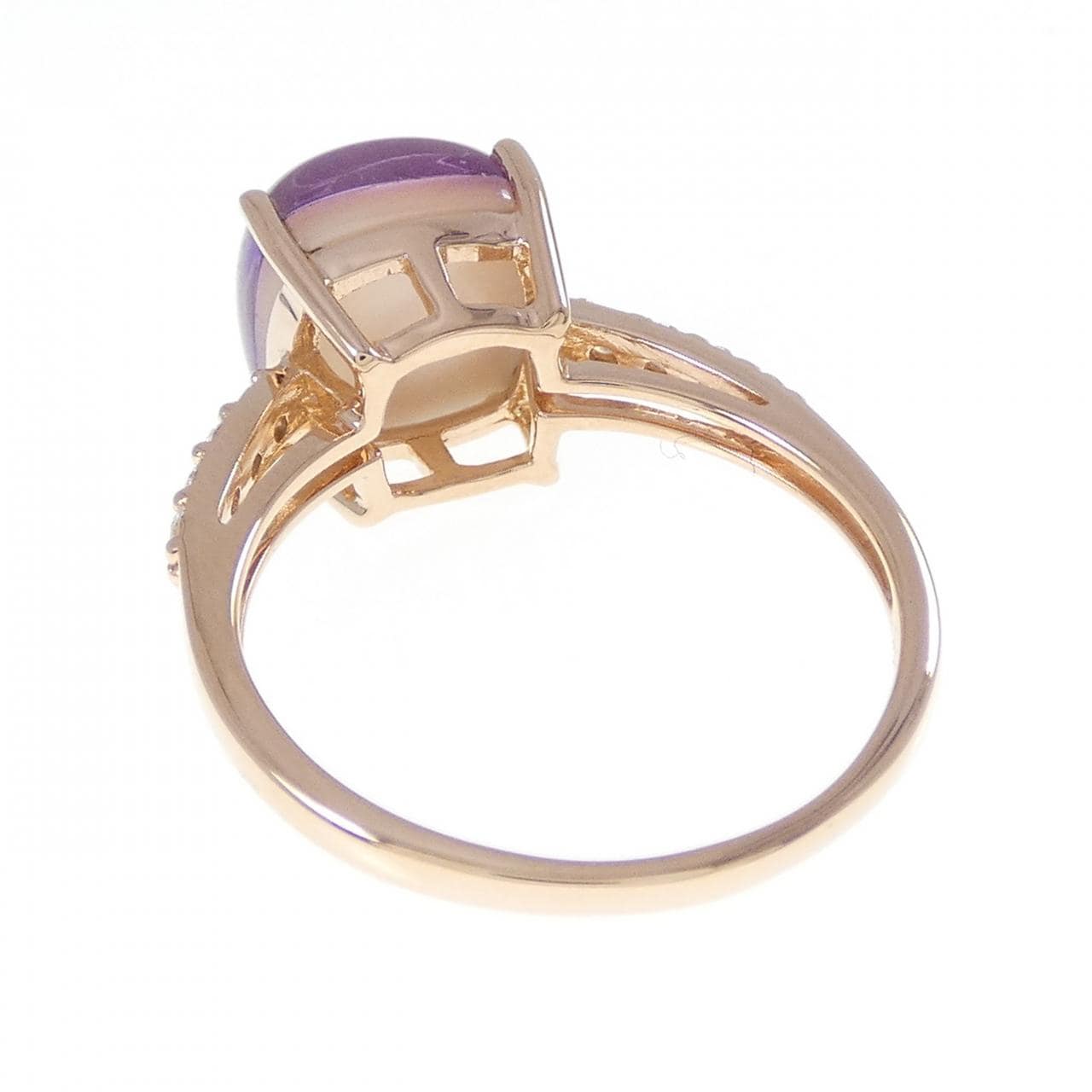 K18PG カラーストーン リング