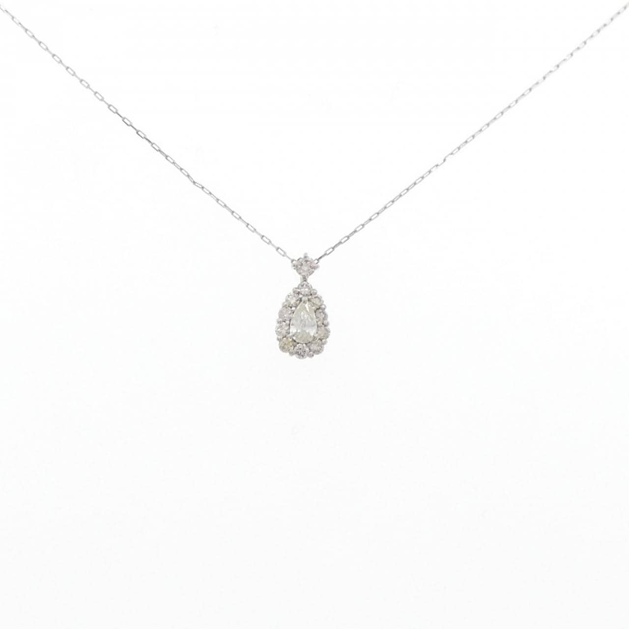 【新品】PT900/PT850 ダイヤモンド ネックレス 0.18CT