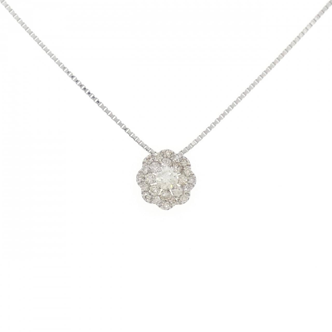 PT900/PT850 ダイヤモンド ネックレス 0.13CT