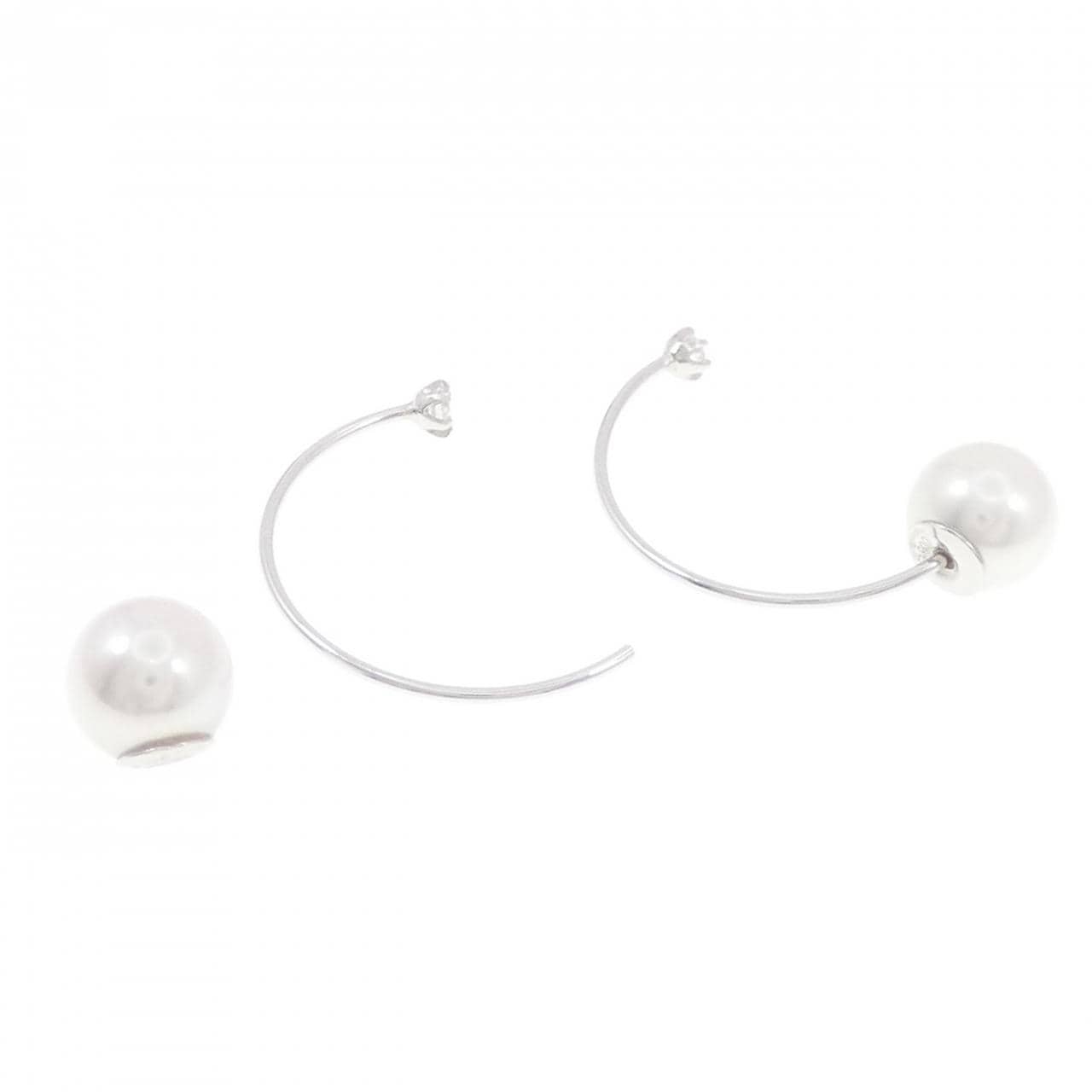 【新品】PT900 アコヤパール ピアス