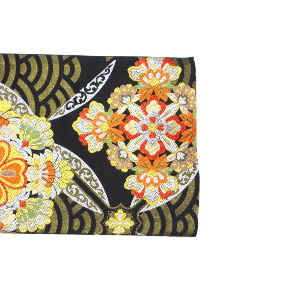 袋帯　全通柄　　芯なし仕立