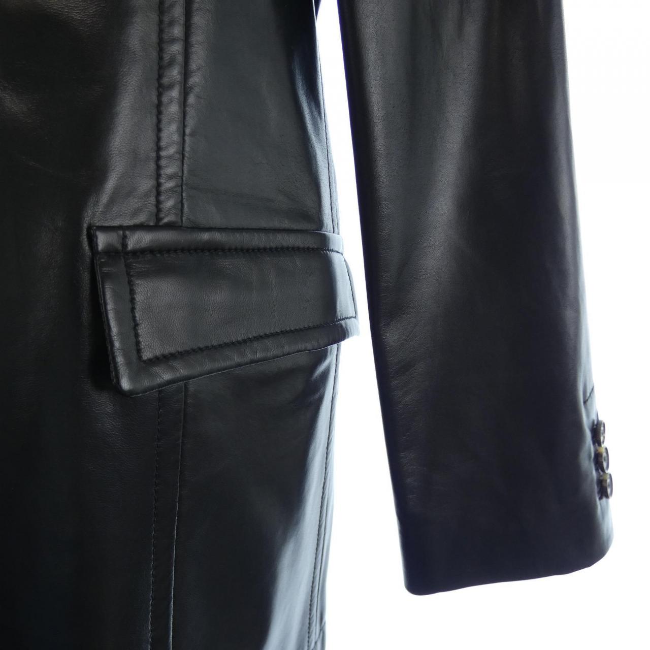 サルヴァトーレフェラガモ SALVATORE FERRAGAMO レザージャケット