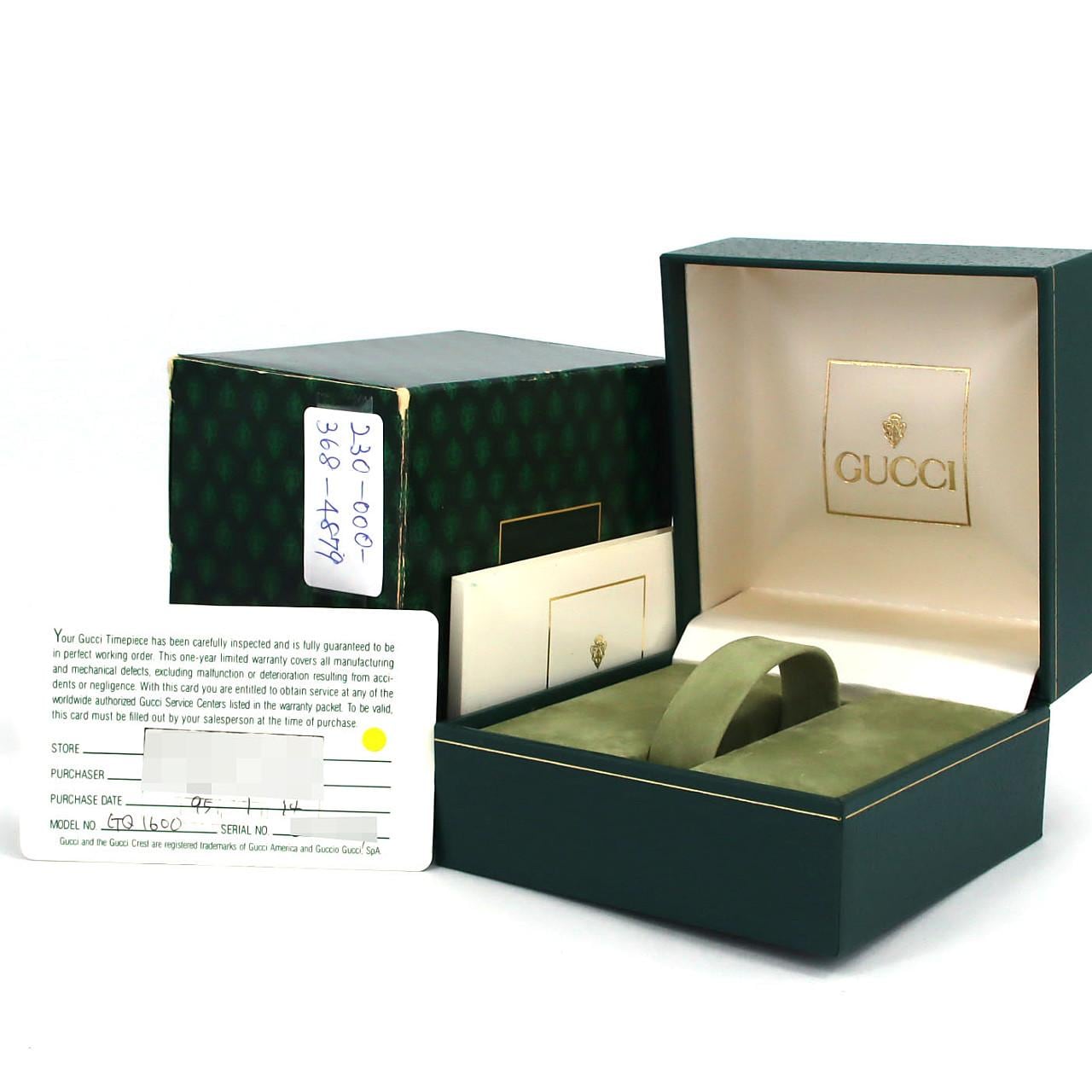 【ノーメンテナンス還元価格】グッチ 1600 GP クォーツ