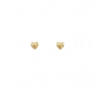K18YG ハート ピアス