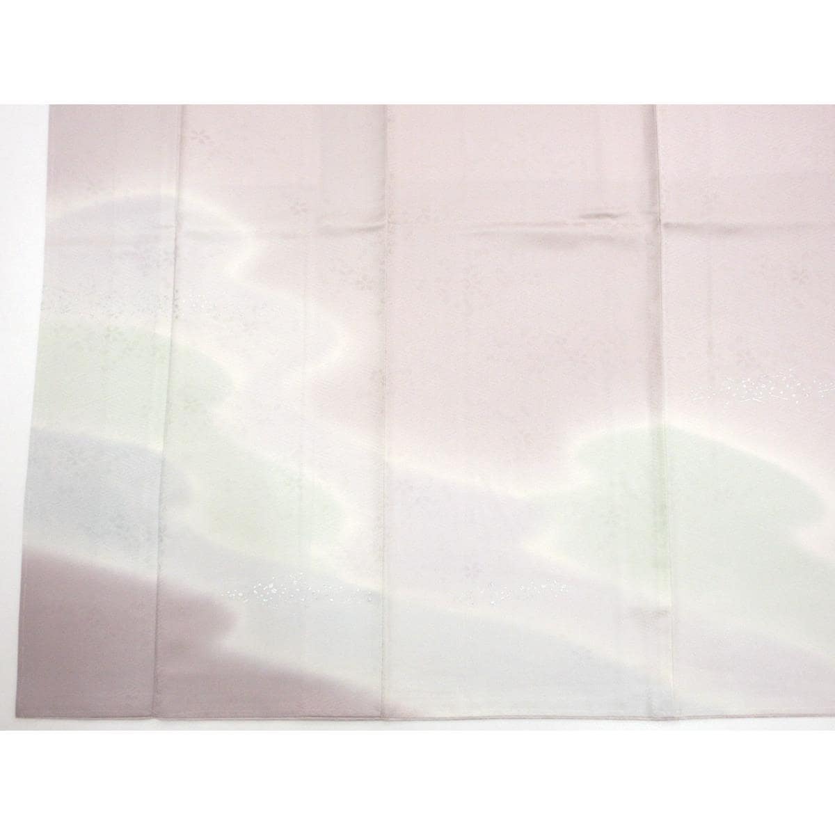 [Unused items] Visiting kimono, silver glaze processing, gradation dyeing