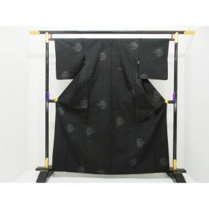 紬　【本場結城紬】証紙付　胴抜き仕立