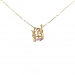 K18PG クラウン サファイヤ ネックレス 0.51CT