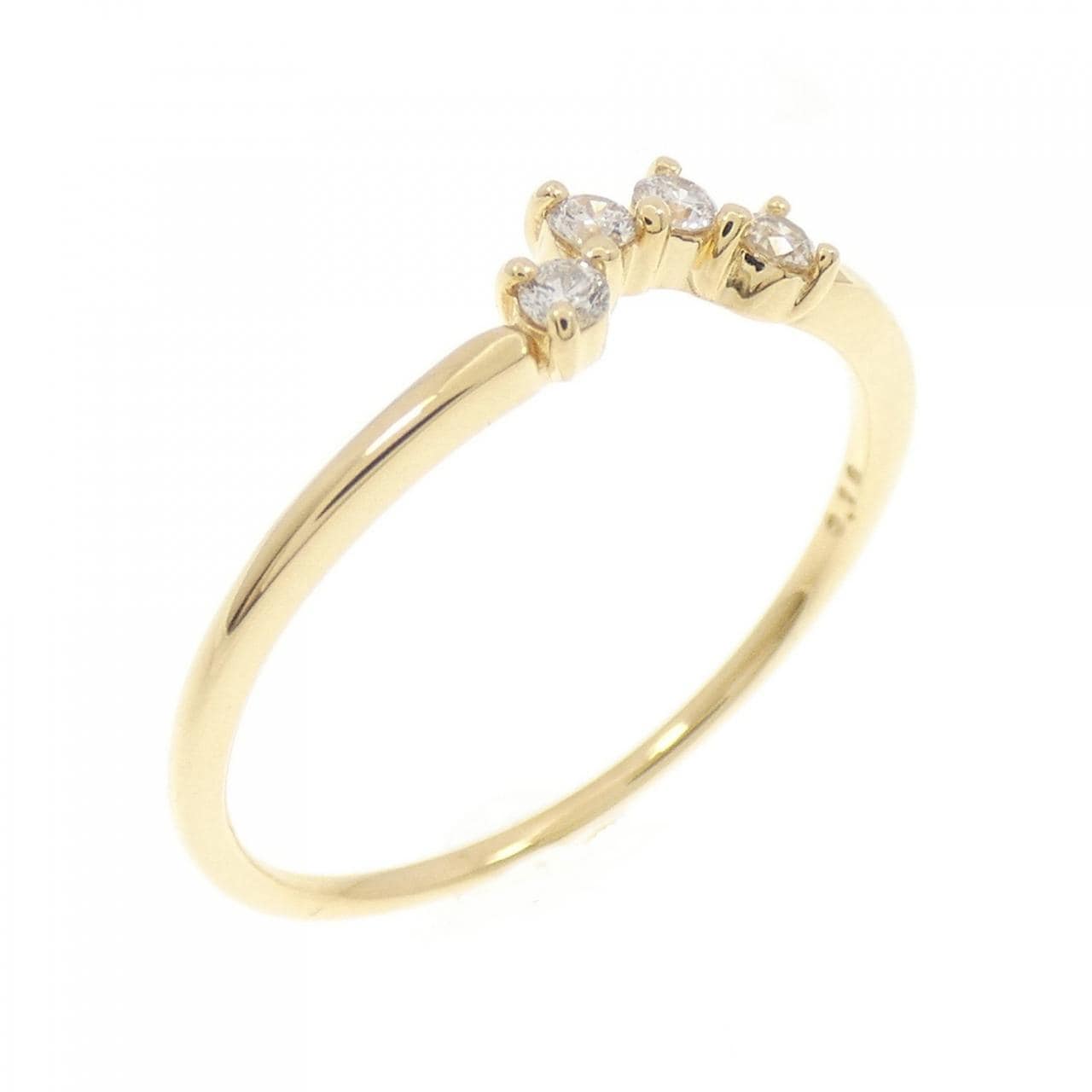 K18YG ダイヤモンド リング 0.10CT