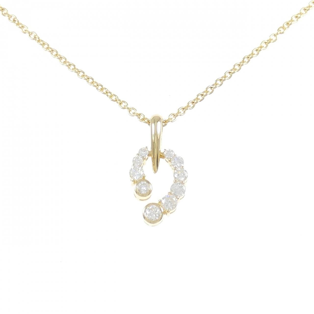 K18YG ダイヤモンド ネックレス 0.70CT