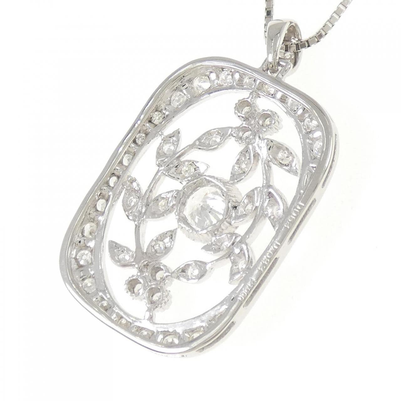 PT900/PT850 ダイヤモンド ネックレス 0.63CT