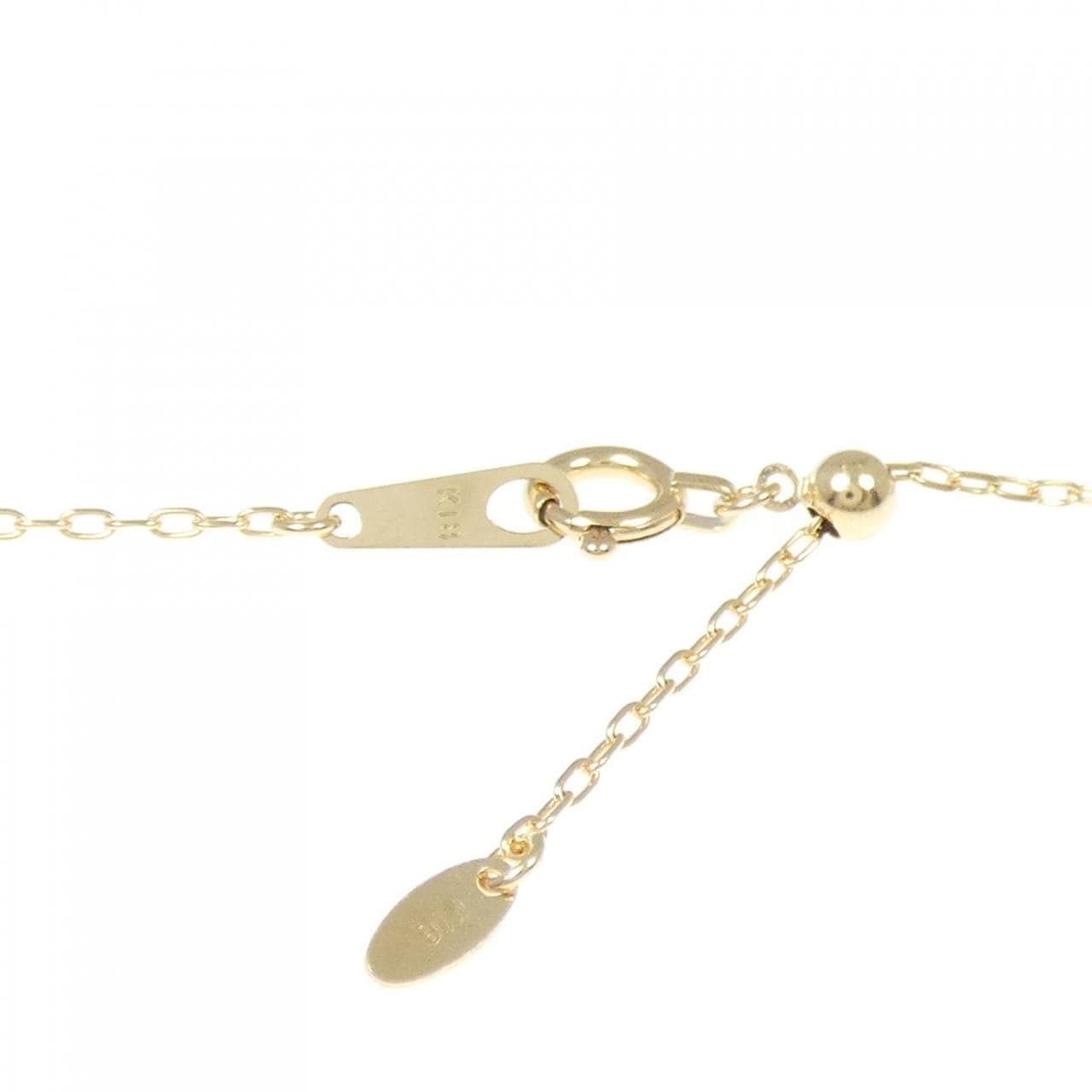 K18YG ダイヤモンド ネックレス 0.10CT