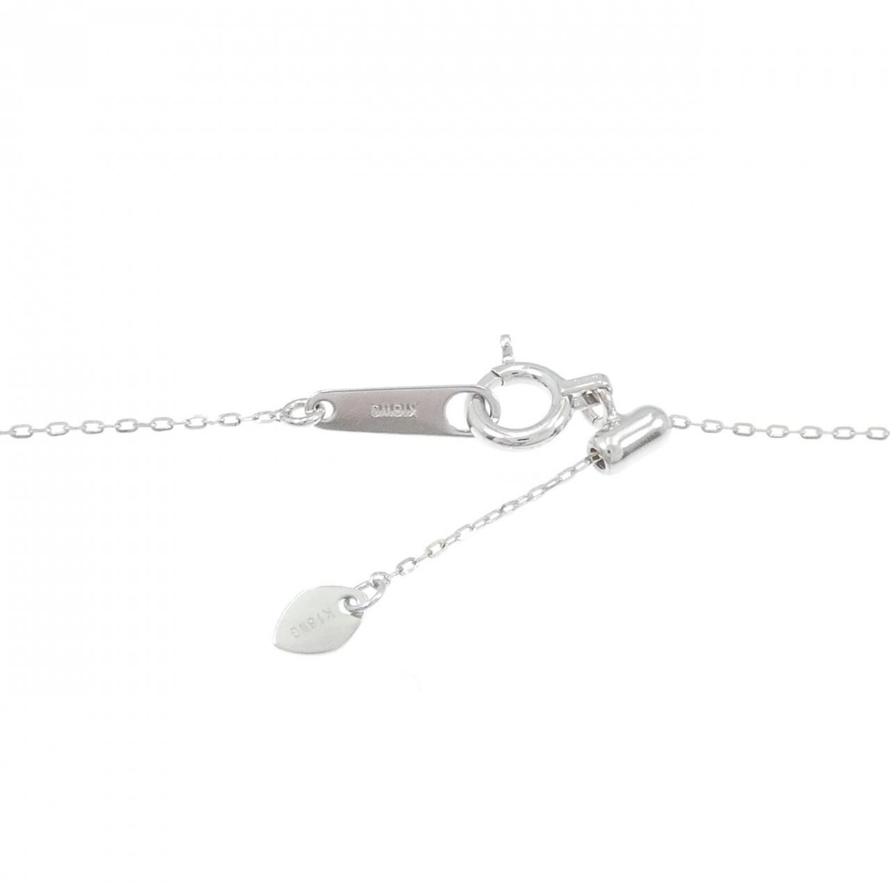 750WG/K18WG Diamond necklace