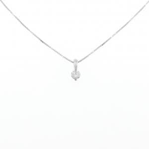 K10WG ダイヤモンド ネックレス 0.15CT