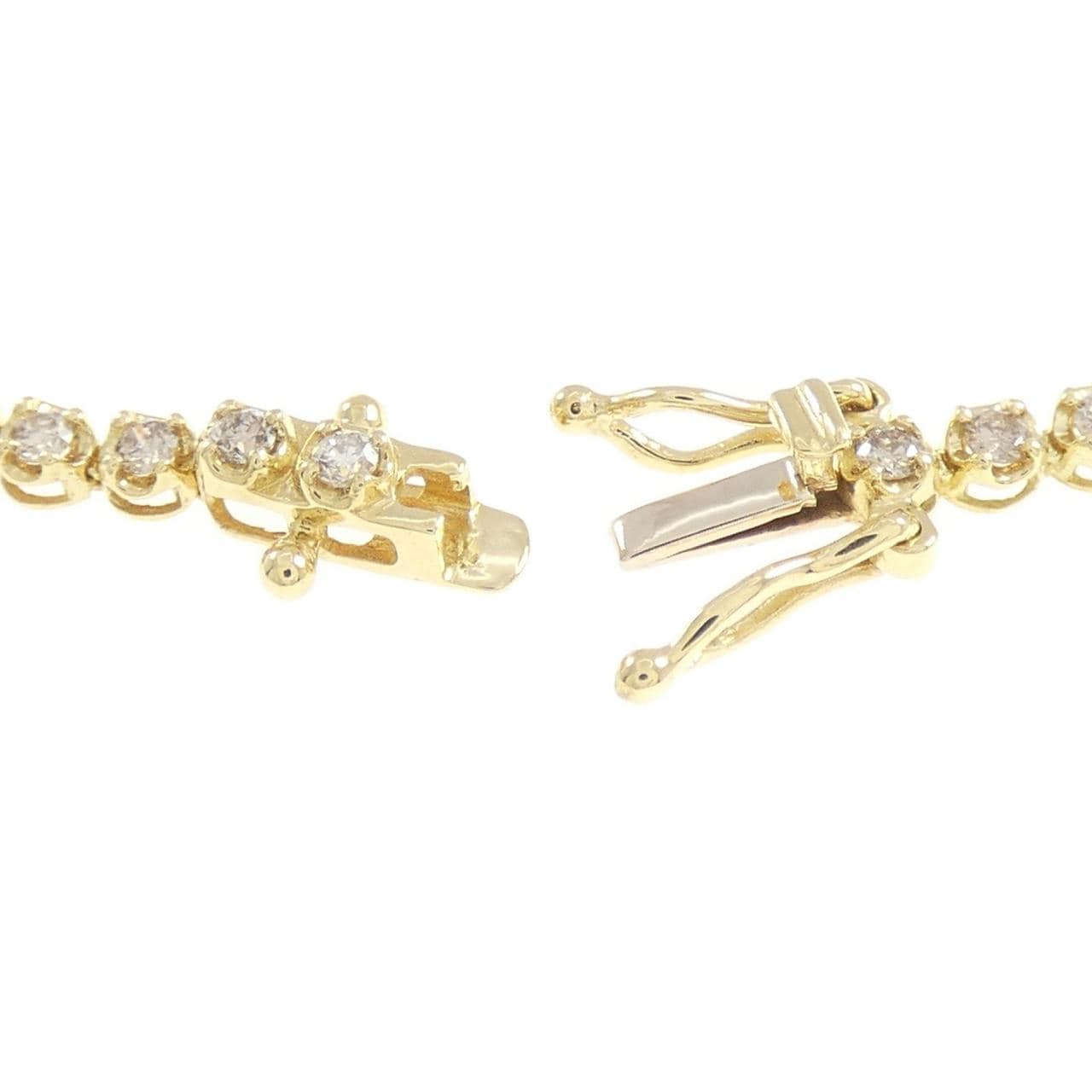 K18YG ダイヤモンド ブレスレット 1.00CT