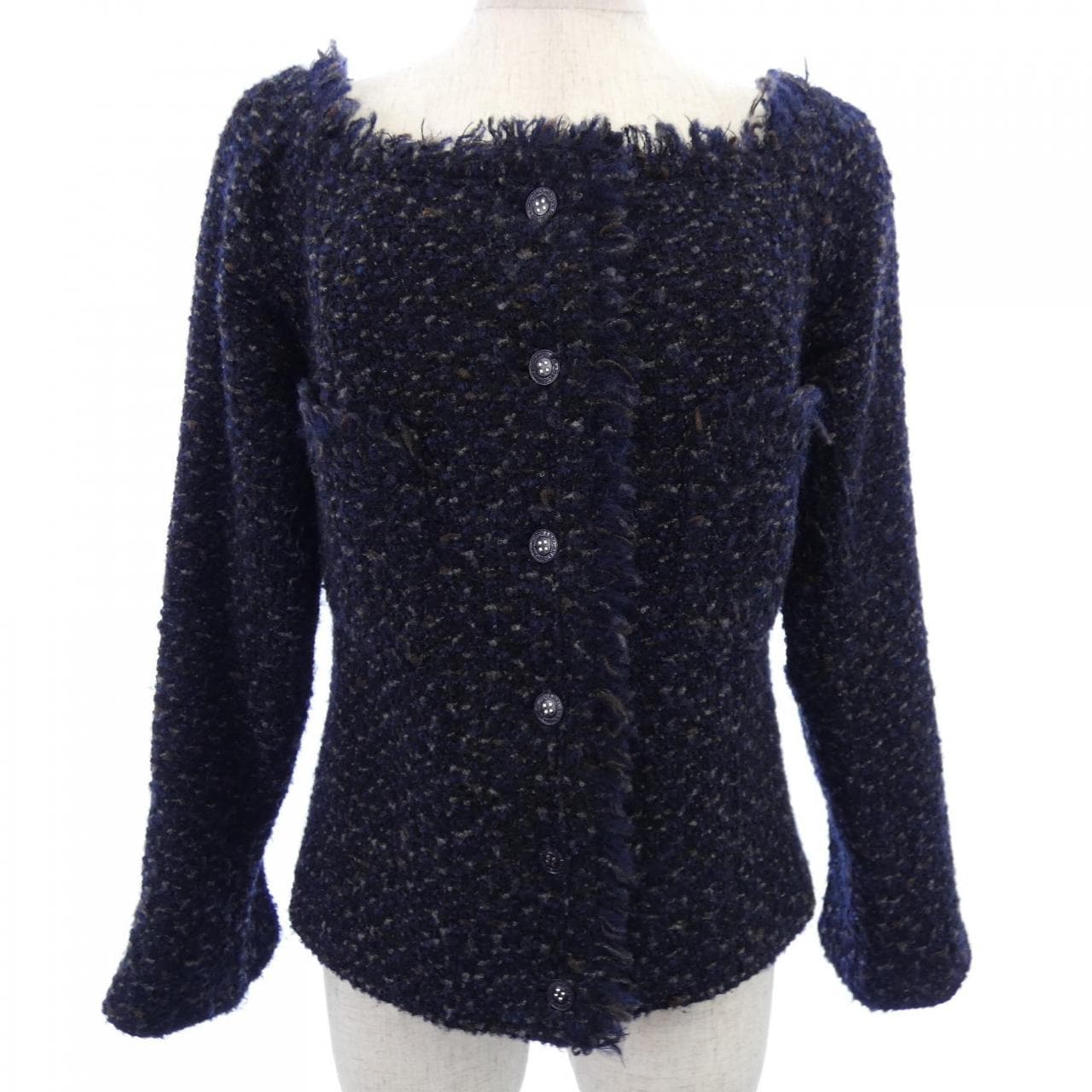 【ヴィンテージ】シャネル CHANEL P19972V11631 02A ノーカラージャケット