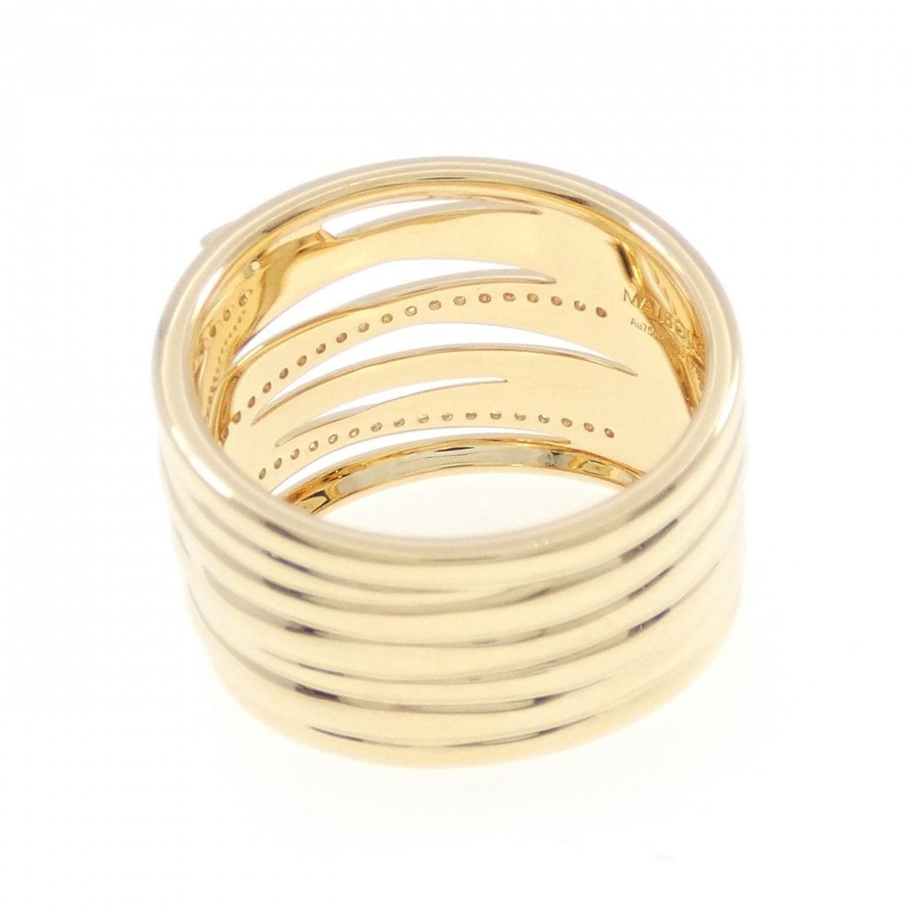 モーブッサン キフ＆ゴールド･キス リング