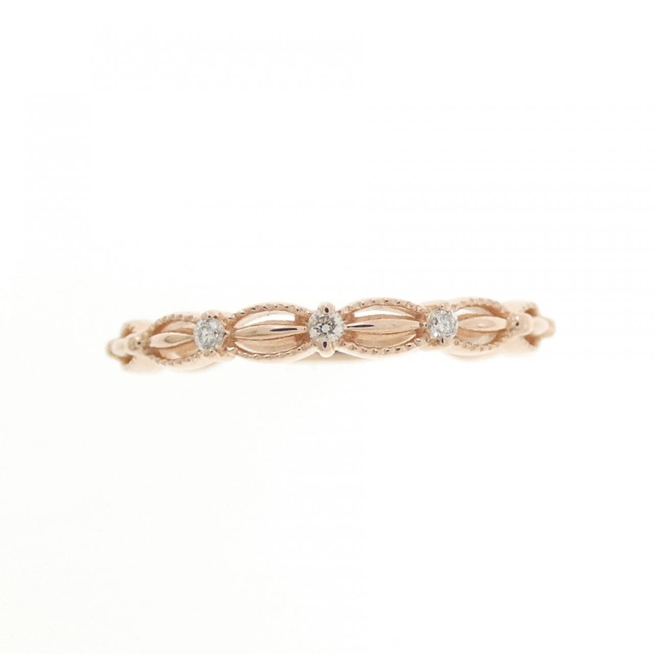 アガット ダイヤモンド リング 0.02CT