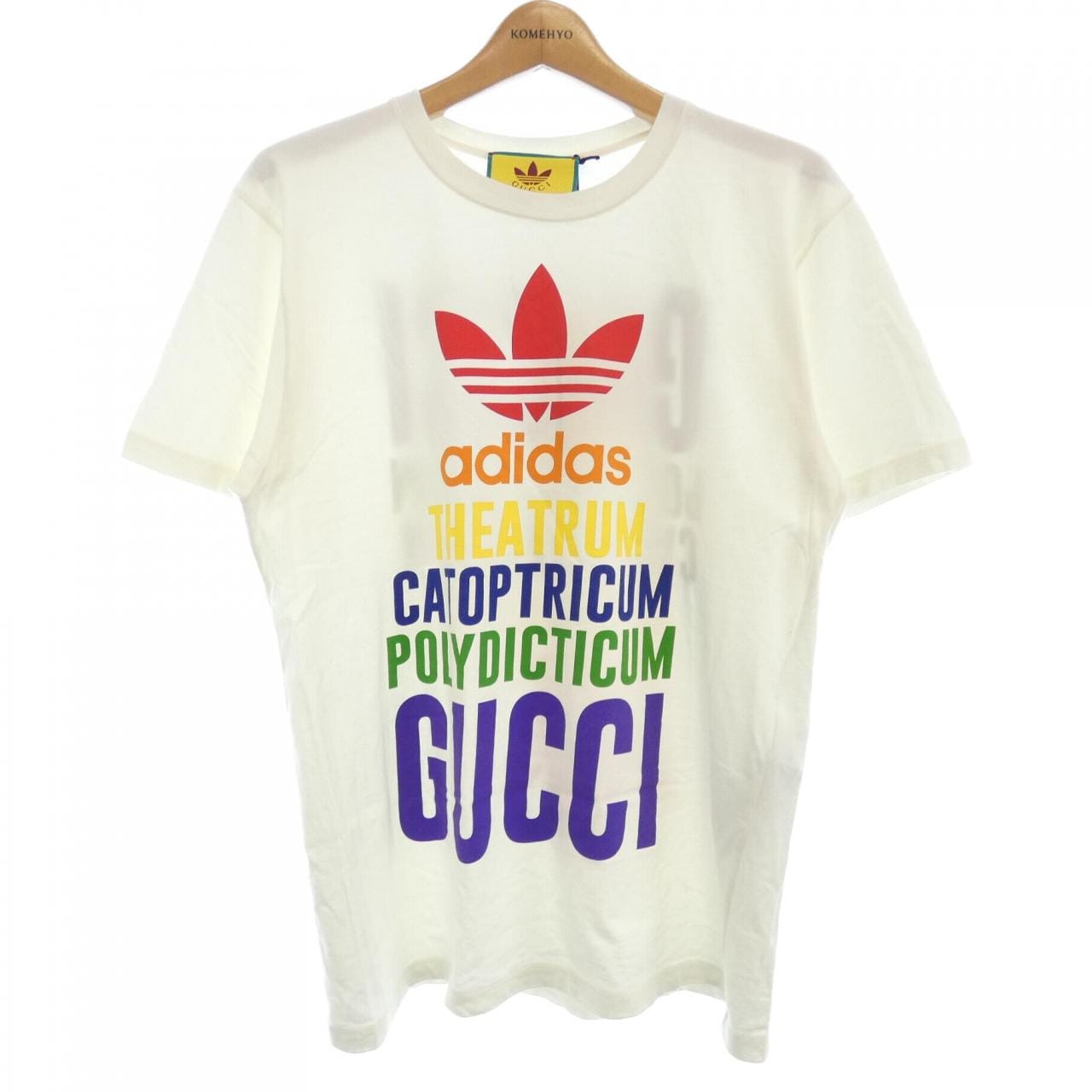 グッチ GUCCI ADIDAS コットンジャージーTシャツ 717422 XJEXJ Tシャツ