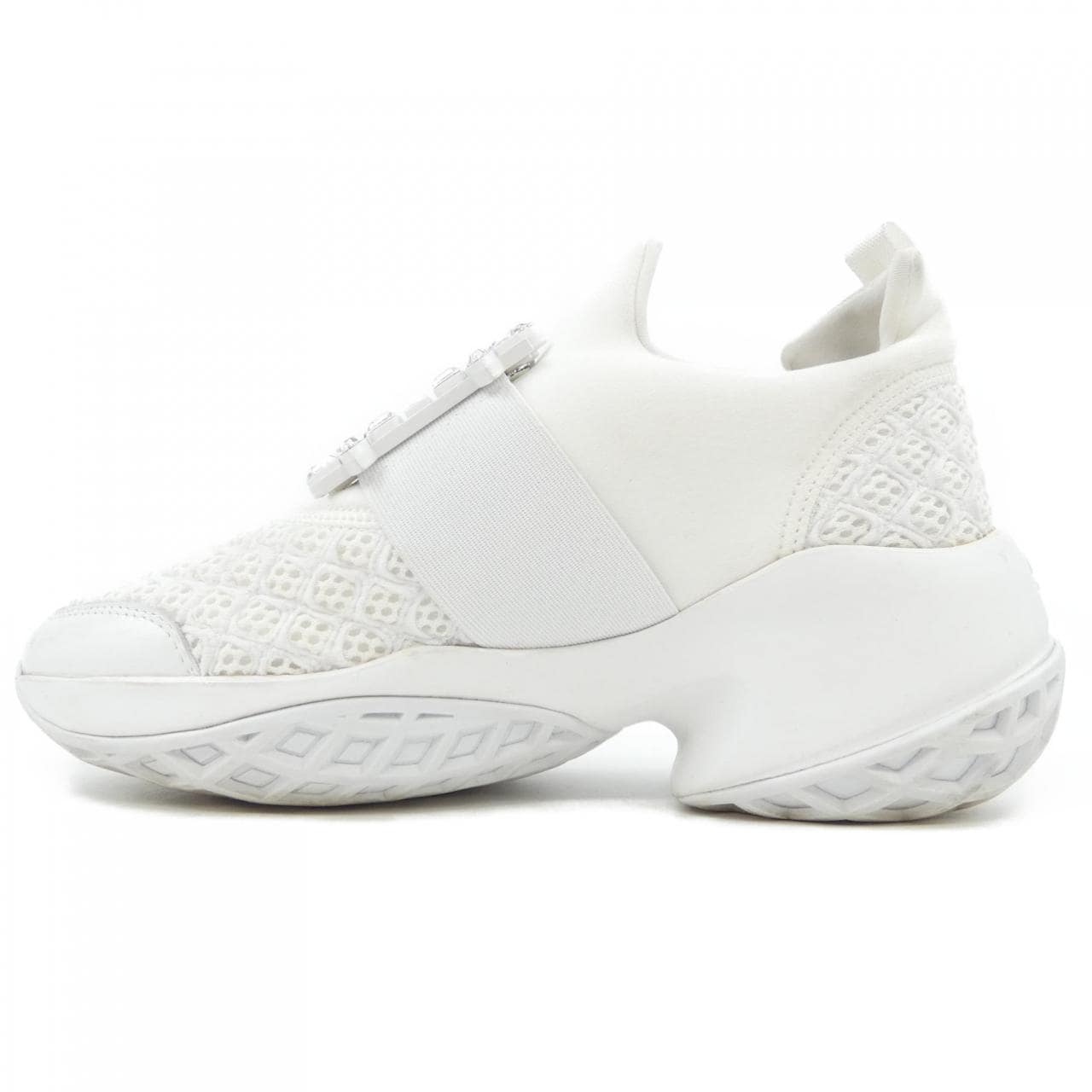 ロジェヴィヴィエ ROGER VIVIER ヴィヴ ラン　ストラスバックル スニーカー