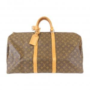 LOUIS VUITTON Monogram Keepall 55 公分 M41424 波士頓包