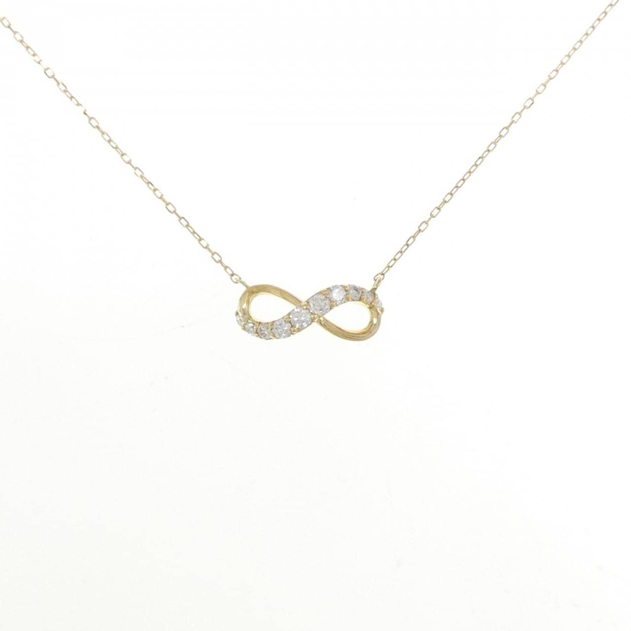 K18YG ダイヤモンド ネックレス 0.12CT