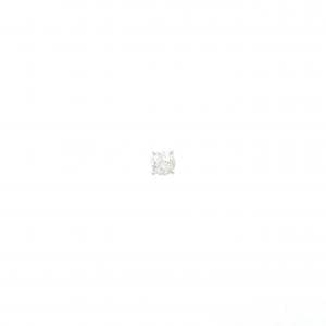 PT950/PT900 ソリティア ダイヤモンド ピアス 0.10CT 片耳