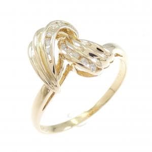 K18YG ダイヤモンド リング 0.10CT