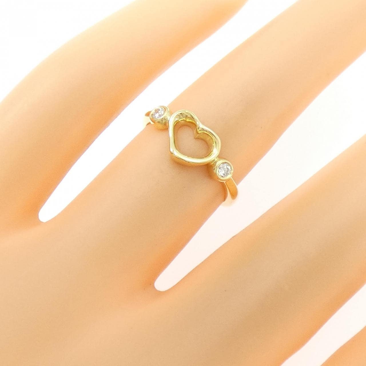 【ヴィンテージ】ティファニー オープンハート リング