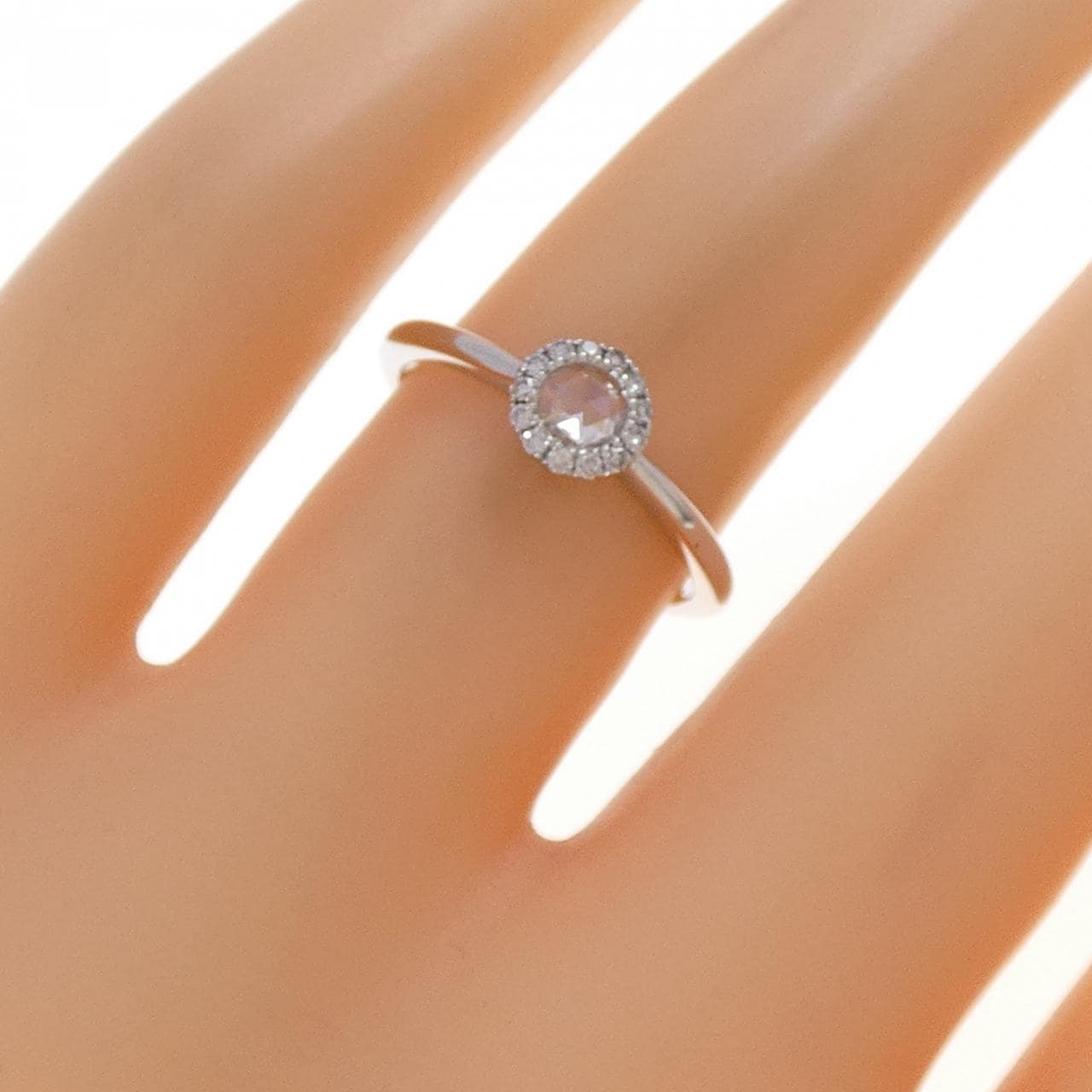 K18WG ダイヤモンド リング 0.20CT