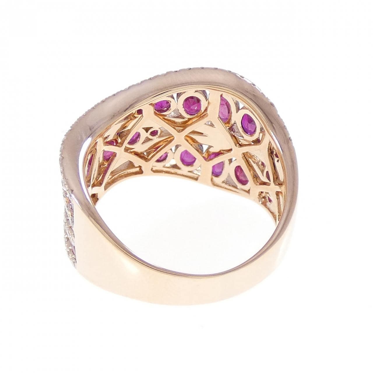 K18PG ルビー リング 2.62CT