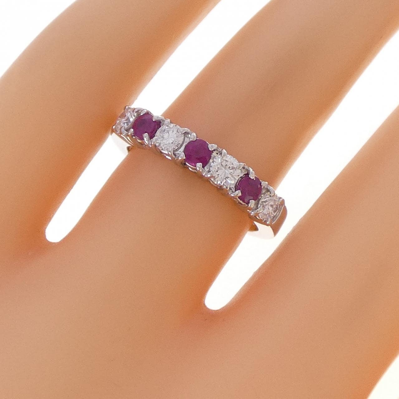PT850 ルビー リング 0.36CT