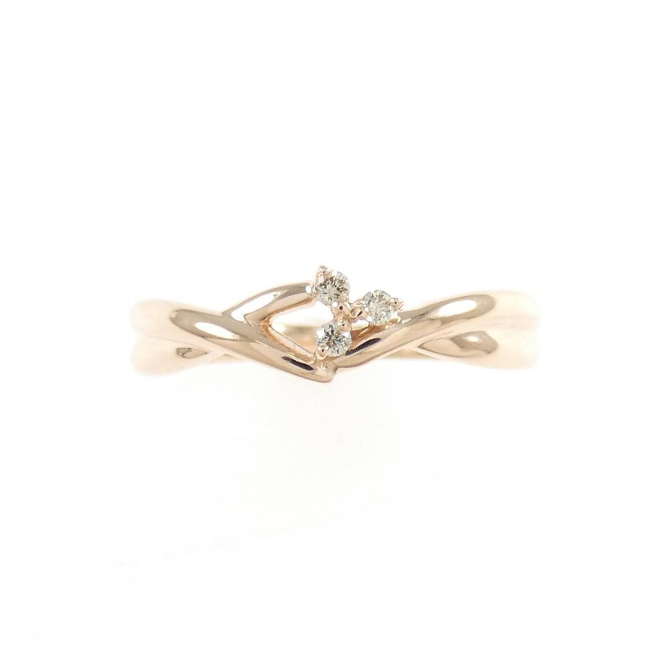 K10PG ダイヤモンド リング 0.03CT