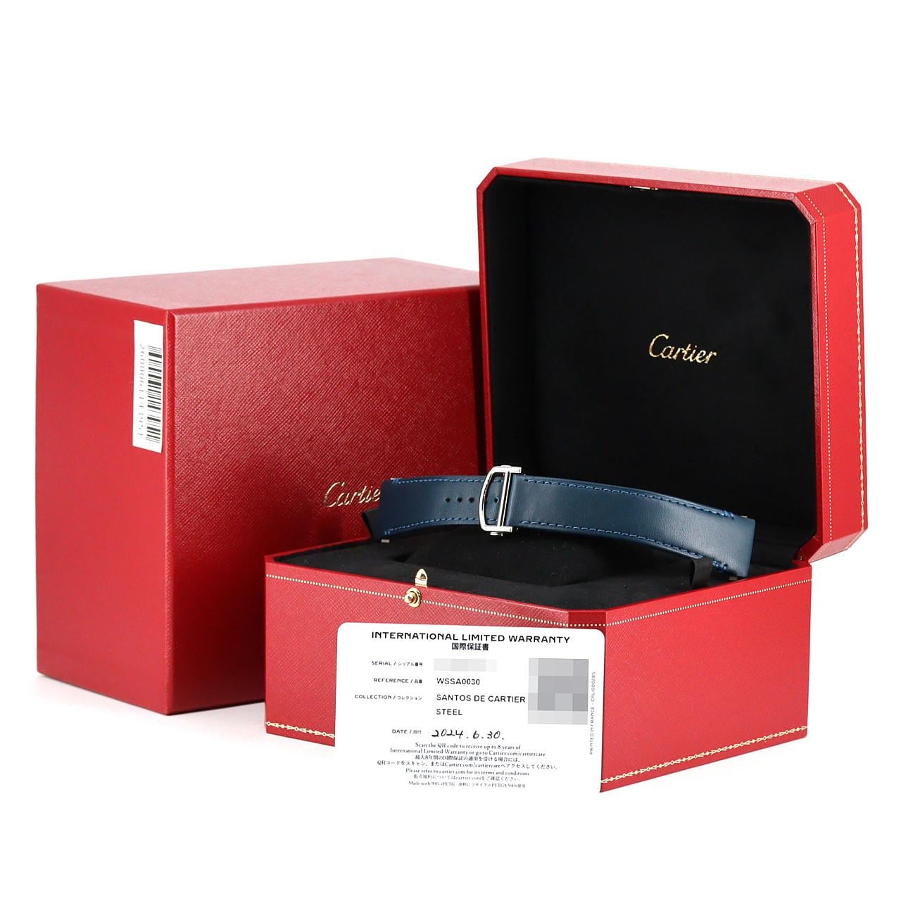 カルティエ サントス・ドゥ・カルティエ LM WSSA0030 SS 自動巻