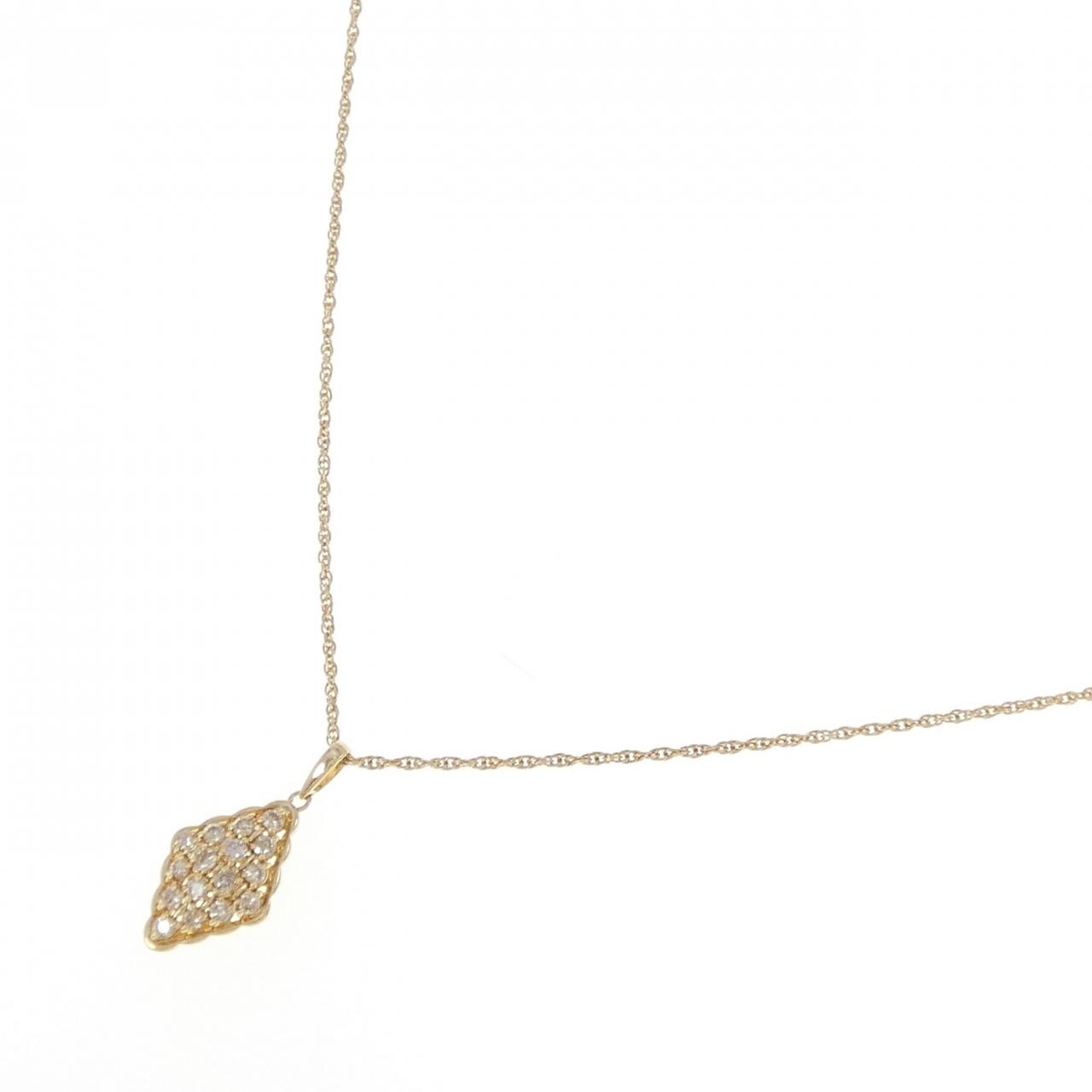 K18YG ダイヤモンド ネックレス 0.50CT
