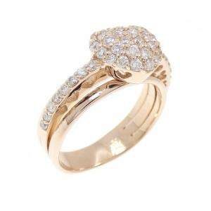 ポンテヴェキオ ハート ダイヤモンド リング 0.51CT