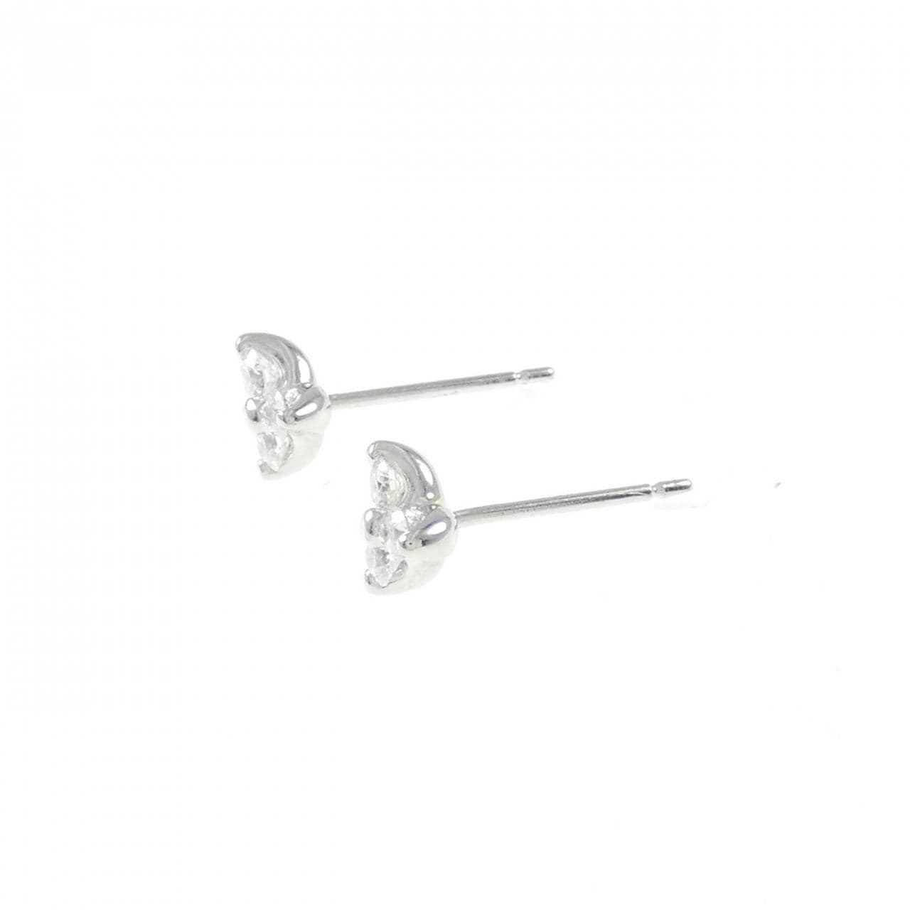 PT ダイヤモンド ピアス 0.30CT