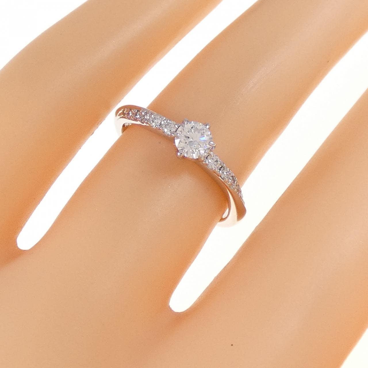 PT950 ダイヤモンド リング 0.231CT E VVS2 EXT