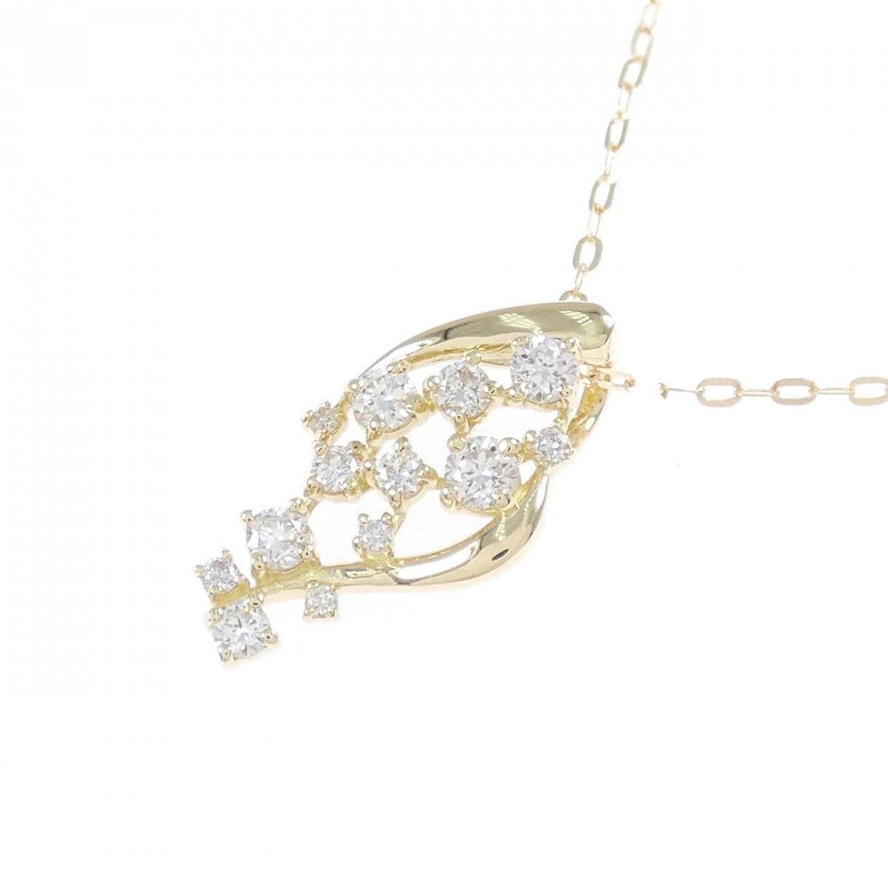 [新品] K18YG鑽石項鍊 0.30CT
