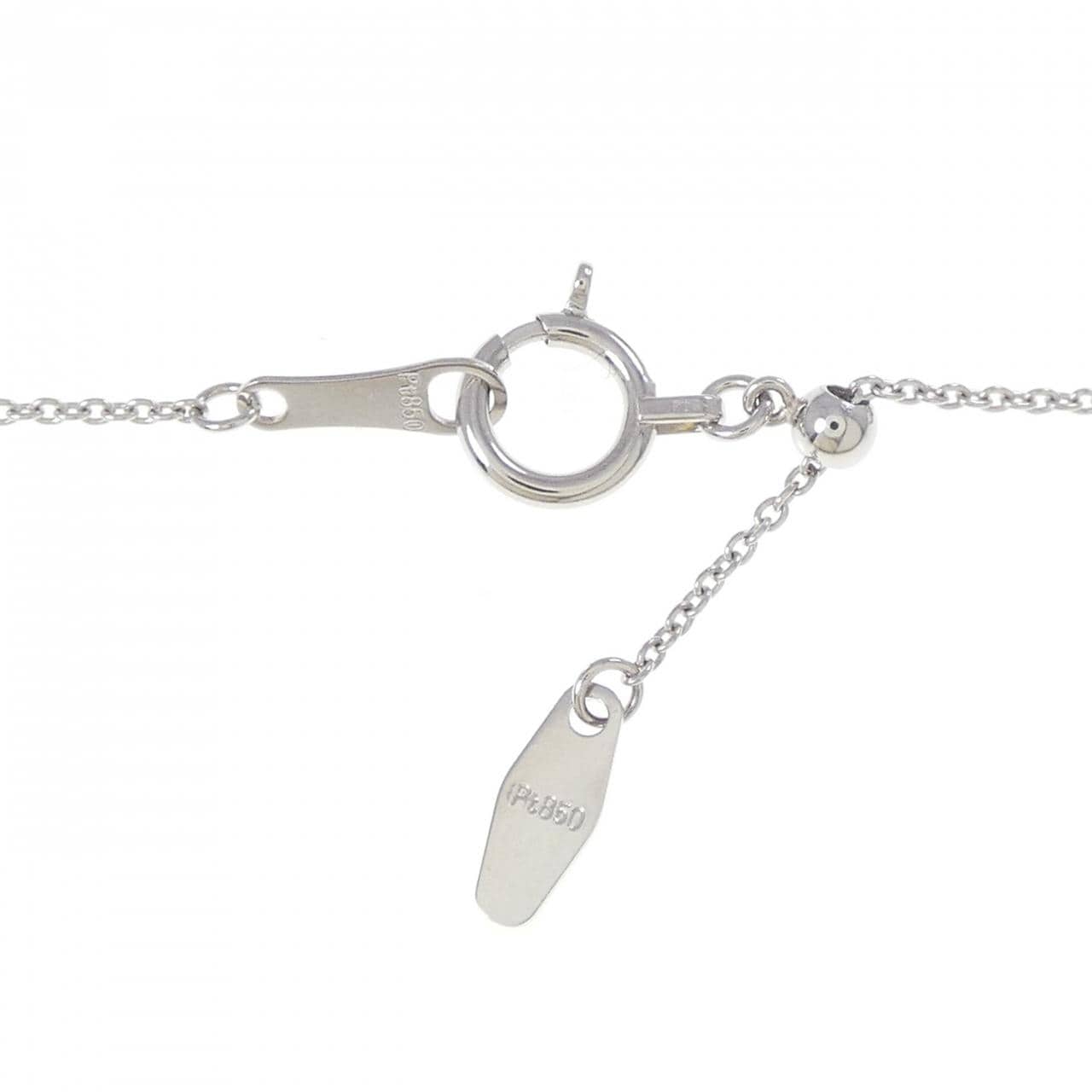 【リメイク】PT900/PT850 ソリティア ダイヤモンド ネックレス 0.503CT D VS2 3EXT H＆C