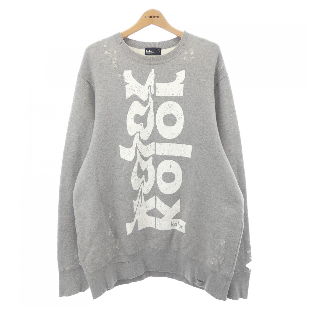カラー Kolor 22WCM-T09206 スウェット