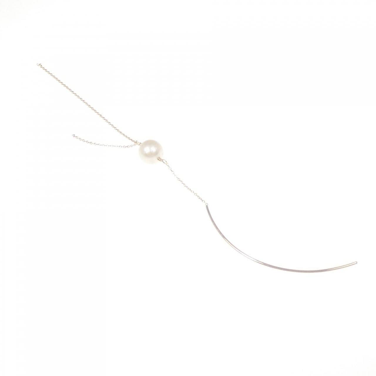 K10YG アコヤパール ピアス 7.9mm 片耳