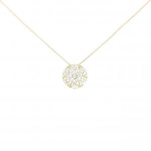 K18YG フラワー ダイヤモンド ネックレス 1.00CT