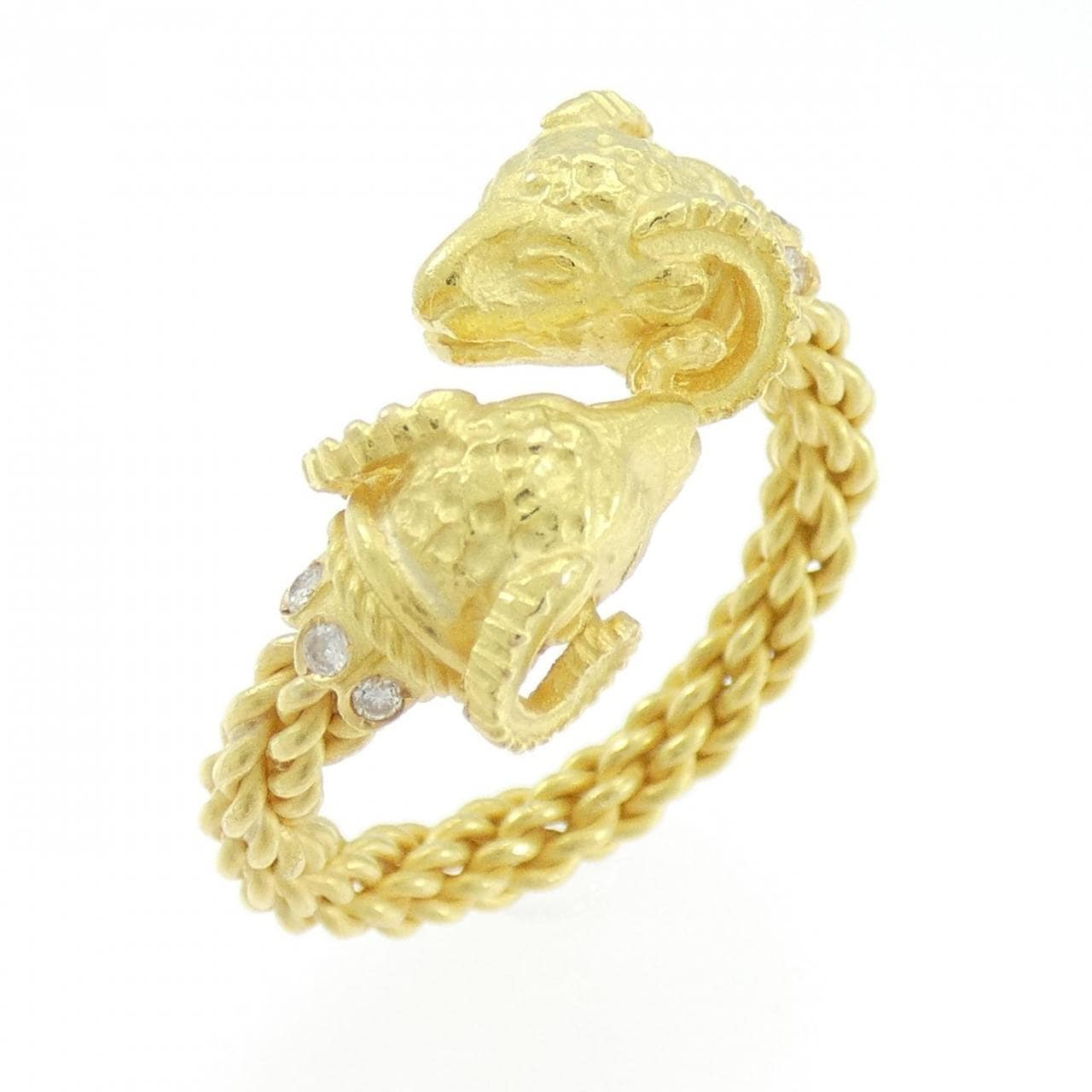 750YG ダイヤモンド リング