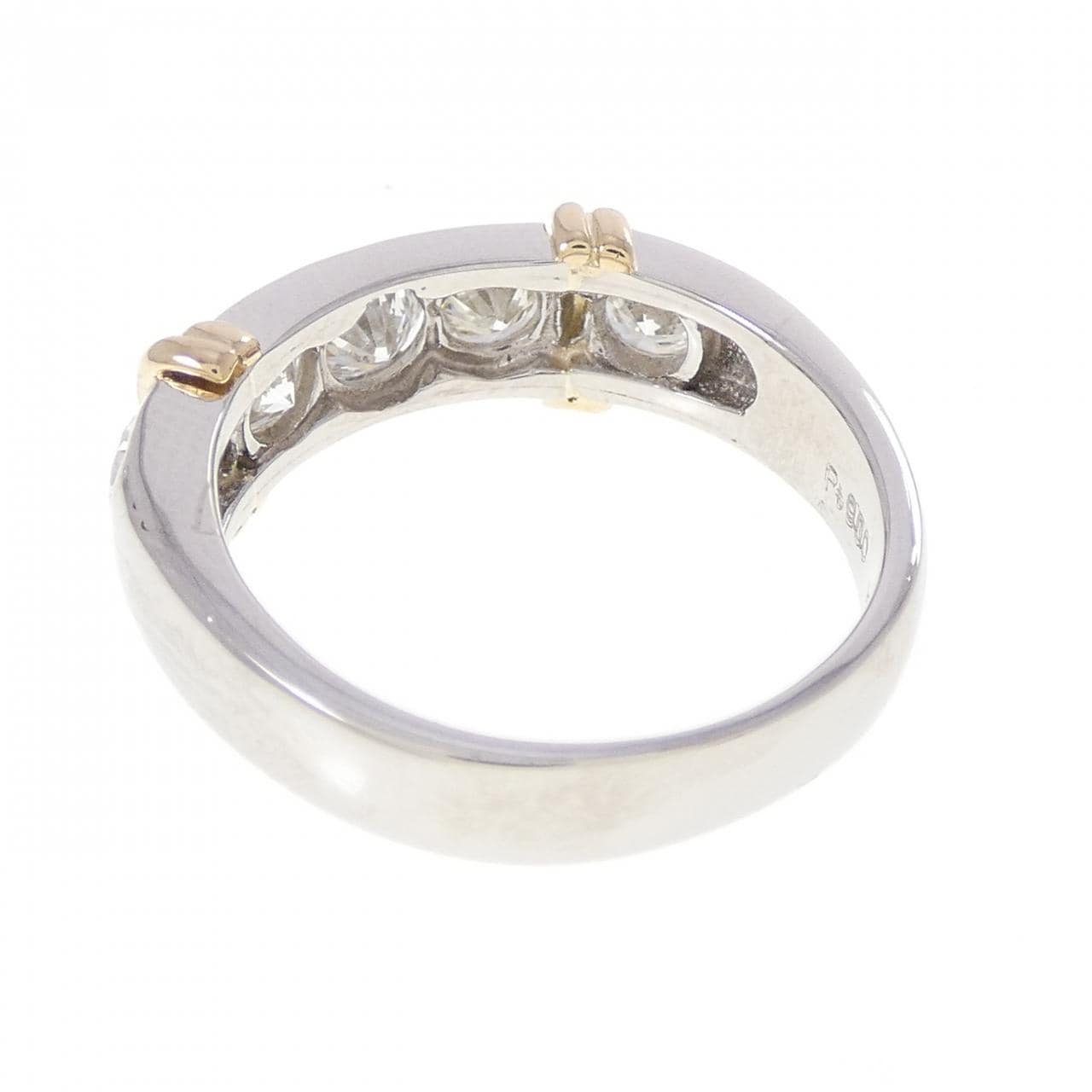 K18YG/PT900 ダイヤモンド リング 1.00CT